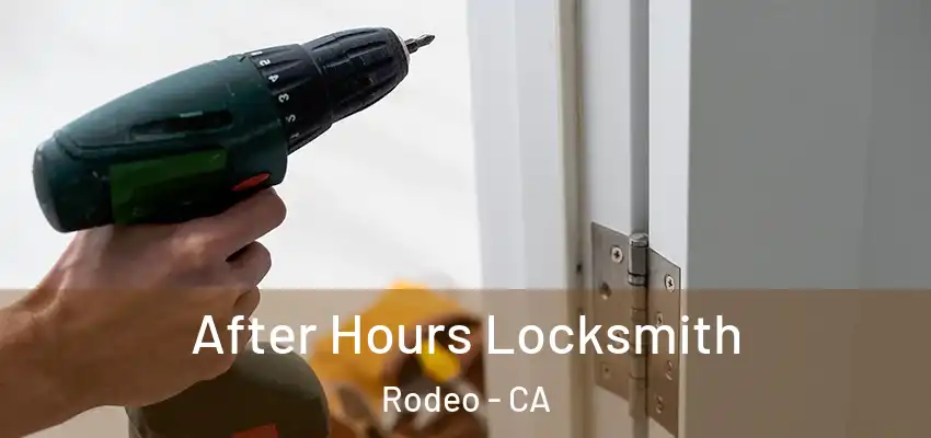  After Hours Locksmith Rodeo - CA